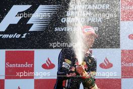 11.07.2010 Silverstone, England,  Mark Webber (AUS), Red Bull Racing - Formula 1 World Championship, Rd 10, British Grand Prix, Sunday Podium