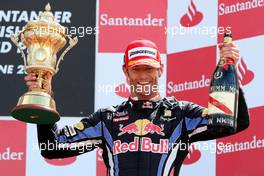 11.07.2010 Silverstone, England,  Mark Webber (AUS), Red Bull Racing - Formula 1 World Championship, Rd 10, British Grand Prix, Sunday Podium