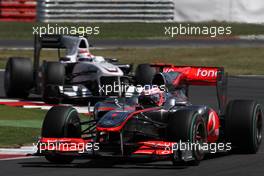 11.07.2010 Silverstone, England,  Jenson Button (GBR), McLaren Mercedes, MP4-25 - Formula 1 World Championship, Rd 10, British Grand Prix, Sunday Race