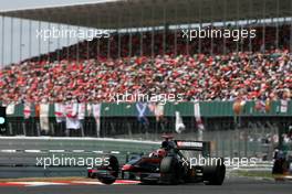 11.07.2010 Silverstone, England,  Karun Chandhok (IND), Hispania Racing F1 Team HRT  - Formula 1 World Championship, Rd 10, British Grand Prix, Sunday Race
