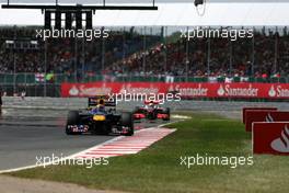 11.07.2010 Silverstone, England,  Mark Webber (AUS), Red Bull Racing  - Formula 1 World Championship, Rd 10, British Grand Prix, Sunday Race