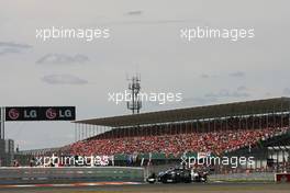 11.07.2010 Silverstone, England,  Rubens Barrichello (BRA), Williams F1 Team  - Formula 1 World Championship, Rd 10, British Grand Prix, Sunday Race