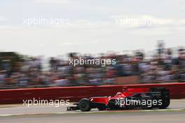 11.07.2010 Silverstone, England,  Timo Glock (GER), Virgin Racing  - Formula 1 World Championship, Rd 10, British Grand Prix, Sunday Race