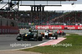 11.07.2010 Silverstone, England,  Heikki Kovalainen (FIN), Lotus F1 Team  - Formula 1 World Championship, Rd 10, British Grand Prix, Sunday Race