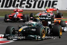 11.07.2010 Silverstone, England,  Heikki Kovalainen (FIN), Lotus F1 Team - Formula 1 World Championship, Rd 10, British Grand Prix, Sunday Race