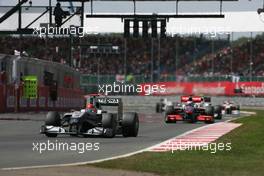 11.07.2010 Silverstone, England,  Michael Schumacher (GER), Mercedes GP  - Formula 1 World Championship, Rd 10, British Grand Prix, Sunday Race