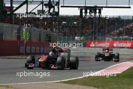 11.07.2010 Silverstone, England,  Jaime Alguersuari (ESP), Scuderia Toro Rosso  - Formula 1 World Championship, Rd 10, British Grand Prix, Sunday Race