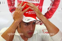 10.07.2010 Silverstone, England,  Fernando Alonso (ESP), Scuderia Ferrari  - Formula 1 World Championship, Rd 10, British Grand Prix, Saturday Practice