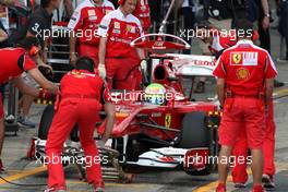 10.07.2010 Silverstone, England,  Felipe Massa (BRA), Scuderia Ferrari - Formula 1 World Championship, Rd 10, British Grand Prix, Saturday Practice