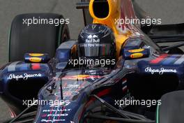 10.07.2010 Silverstone, England,  Sebastian Vettel (GER), Red Bull Racing - Formula 1 World Championship, Rd 10, British Grand Prix, Saturday Practice