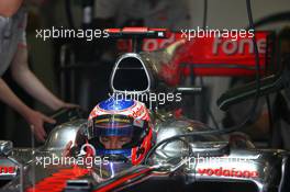 10.07.2010 Silverstone, England,  Jenson Button (GBR), McLaren Mercedes - Formula 1 World Championship, Rd 10, British Grand Prix, Saturday Practice