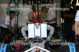 10.07.2010 Silverstone, England,  Michael Schumacher (GER), Mercedes GP Petronas - Formula 1 World Championship, Rd 10, British Grand Prix, Saturday