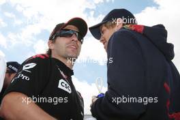 11.07.2010 Silverstone, England,  Timo Glock (GER), Virgin Racing, Sebastian Vettel (GER), Red Bull Racing - Formula 1 World Championship, Rd 10, British Grand Prix, Sunday