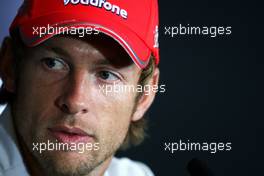 08.07.2010 Silverstone, England,  Jenson Button (GBR), McLaren Mercedes - Formula 1 World Championship, Rd 10, British Grand Prix, Thursday Press Conference