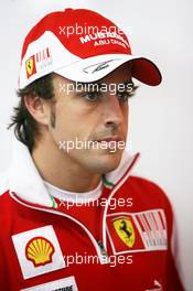 08.07.2010 Silverstone, England,  Fernando Alonso (ESP), Scuderia Ferrari  - Formula 1 World Championship, Rd 10, British Grand Prix, Thursday