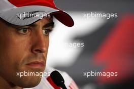 08.07.2010 Silverstone, England,  Fernando Alonso (ESP), Scuderia Ferrari - Formula 1 World Championship, Rd 10, British Grand Prix, Thursday Press Conference