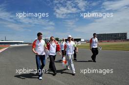 08.07.2010 Silverstone, England,  Vitantonio Liuzzi (ITA), Force India F1 Team - Formula 1 World Championship, Rd 10, British Grand Prix, Thursday