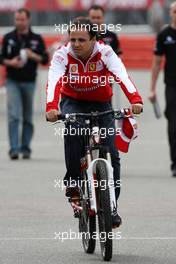08.07.2010 Silverstone, England,  Felipe Massa (BRA), Scuderia Ferrari - Formula 1 World Championship, Rd 10, British Grand Prix, Thursday