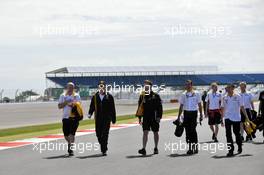 08.07.2010 Silverstone, England,  Robert Kubica (POL), Renault F1 Team - Formula 1 World Championship, Rd 10, British Grand Prix, Thursday