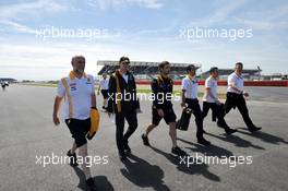 08.07.2010 Silverstone, England,  Robert Kubica (POL), Renault F1 Team - Formula 1 World Championship, Rd 10, British Grand Prix, Thursday
