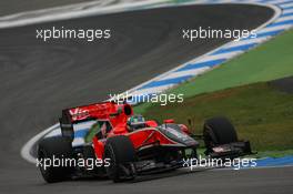 23.07.2010 Hockenheim, Germany,  Lucas di Grassi (BRA), Virgin Racing - Formula 1 World Championship, Rd 11, German Grand Prix, Friday Practice