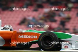 23.07.2010 Hockenheim, Germany,  Adrian Sutil (GER), Force India F1 Team - Formula 1 World Championship, Rd 11, German Grand Prix, Friday Practice