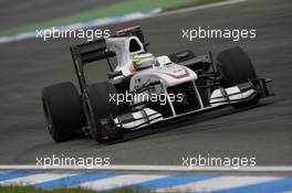 23.07.2010 Hockenheim, Germany,  Pedro de la Rosa (ESP), BMW Sauber F1 Team - Formula 1 World Championship, Rd 11, German Grand Prix, Friday Practice