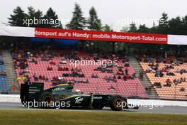 23.07.2010 Hockenheim, Germany,  Jarno Trulli (ITA), Lotus F1 Team, T127 - Formula 1 World Championship, Rd 11, German Grand Prix, Friday Practice
