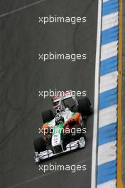 23.07.2010 Hockenheim, Germany,  Adrian Sutil (GER), Force India F1 Team  - Formula 1 World Championship, Rd 11, German Grand Prix, Friday Practice