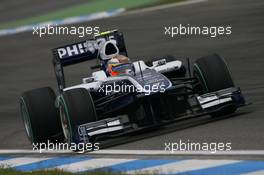23.07.2010 Hockenheim, Germany,  Nico Hulkenberg (GER), Williams F1 Team - Formula 1 World Championship, Rd 11, German Grand Prix, Friday Practice