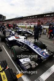 25.07.2010 Hockenheim, Germany,  Nico Hulkenberg (GER), Williams F1 Team and Rubens Barrichello (BRA), Williams F1 Team  - Formula 1 World Championship, Rd 11, German Grand Prix, Sunday Pre-Race Grid