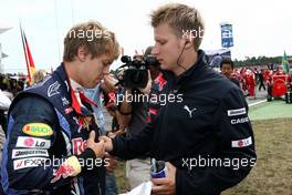 25.07.2010 Hockenheim, Germany,  Sebastian Vettel (GER), Red Bull Racing - Formula 1 World Championship, Rd 11, German Grand Prix, Sunday Pre-Race Grid