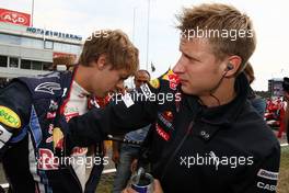 25.07.2010 Hockenheim, Germany,  Sebastian Vettel (GER), Red Bull Racing - Formula 1 World Championship, Rd 11, German Grand Prix, Sunday Pre-Race Grid