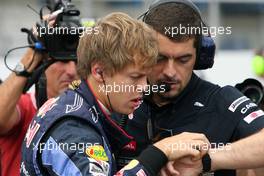 25.07.2010 Hockenheim, Germany,  Sebastian Vettel (GER), Red Bull Racing  - Formula 1 World Championship, Rd 11, German Grand Prix, Sunday Pre-Race Grid