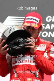 25.07.2010 Hockenheim, Germany,  Fernando Alonso (ESP), Scuderia Ferrari  - Formula 1 World Championship, Rd 11, German Grand Prix, Sunday Podium