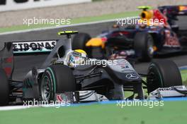 25.07.2010 Hockenheim, Germany,  Nico Rosberg (GER), Mercedes GP Petronas - Formula 1 World Championship, Rd 11, German Grand Prix, Sunday Race