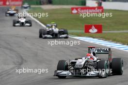 25.07.2010 Hockenheim, Germany,  Michael Schumacher (GER), Mercedes GP Petronas, W01 - Formula 1 World Championship, Rd 11, German Grand Prix, Sunday Race