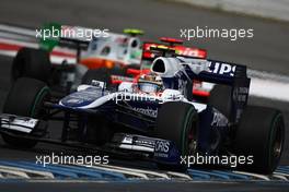 25.07.2010 Hockenheim, Germany,  Nico Hulkenberg (GER), Williams F1 Team - Formula 1 World Championship, Rd 11, German Grand Prix, Sunday Race