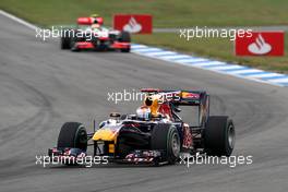 25.07.2010 Hockenheim, Germany,  Sebastian Vettel (GER), Red Bull Racing, RB6 - Formula 1 World Championship, Rd 11, German Grand Prix, Sunday Race