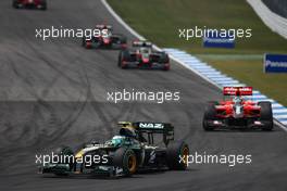 25.07.2010 Hockenheim, Germany,  Heikki Kovalainen (FIN), Lotus F1 Team - Formula 1 World Championship, Rd 11, German Grand Prix, Sunday Race