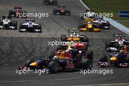 25.07.2010 Hockenheim, Germany,  Sebastian Vettel (GER), Red Bull Racing - Formula 1 World Championship, Rd 11, German Grand Prix, Sunday Race