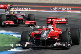 25.07.2010 Hockenheim, Germany,  Timo Glock (GER), Virgin Racing - Formula 1 World Championship, Rd 11, German Grand Prix, Sunday Race