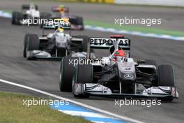 25.07.2010 Hockenheim, Germany,  Michael Schumacher (GER), Mercedes GP  - Formula 1 World Championship, Rd 11, German Grand Prix, Sunday Race