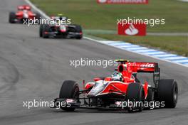 25.07.2010 Hockenheim, Germany,  Lucas di Grassi (BRA), Virgin Racing - Formula 1 World Championship, Rd 11, German Grand Prix, Sunday Race