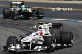 25.07.2010 Hockenheim, Germany,  Kamui Kobayashi (JAP), BMW Sauber F1 Team, C29 - Formula 1 World Championship, Rd 11, German Grand Prix, Sunday Race