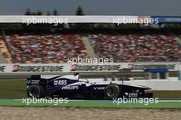 24.07.2010 Hockenheim, Germany,  Rubens Barrichello (BRA), Williams F1 Team, FW32 - Formula 1 World Championship, Rd 11, German Grand Prix, Saturday Qualifying