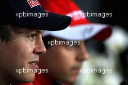 24.07.2010 Hockenheim, Germany,  Sebastian Vettel (GER), Red Bull Racing - Formula 1 World Championship, Rd 11, German Grand Prix, Saturday Press Conference