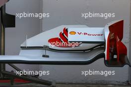 30.07.2010 Budapest, Hungary,  Ferrari front wing - Formula 1 World Championship, Rd 12, Hungarian Grand Prix, Friday Practice