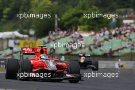 30.07.2010 Budapest, Hungary,  Lucas di Grassi (BRA), Virgin Racing  - Formula 1 World Championship, Rd 12, Hungarian Grand Prix, Friday Practice