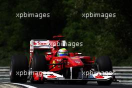 30.07.2010 Budapest, Hungary,  Felipe Massa (BRA), Scuderia Ferrari - Formula 1 World Championship, Rd 12, Hungarian Grand Prix, Friday Practice